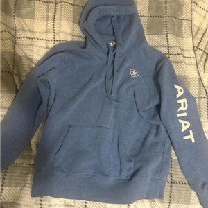 Ariat Light Blue Logo Pullover Hoodie